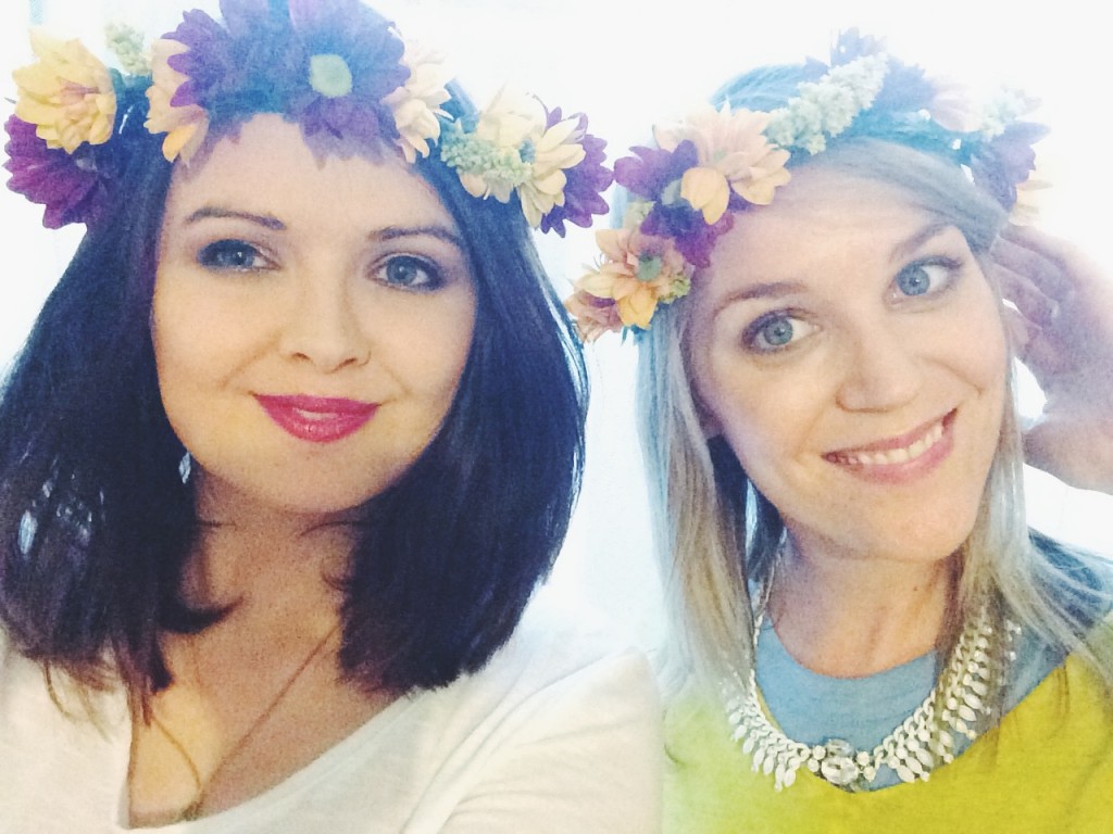 DIY Fresh flower crown